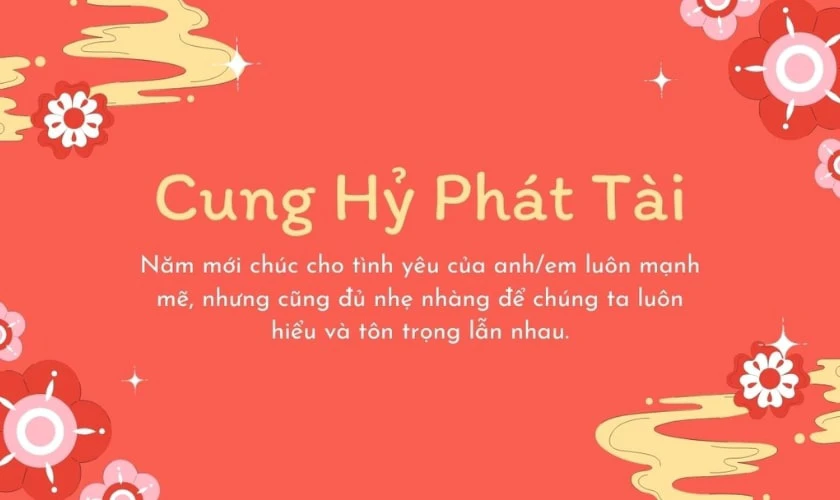 Câu chúc Tết 4 chữ cho anh chị em